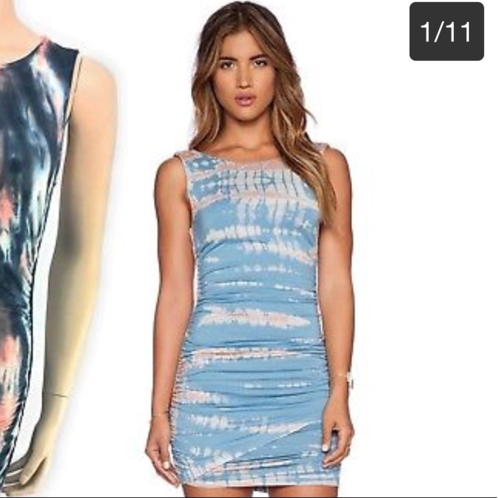 Gypsy 05 Bamboo Bandar Shirred mini dress